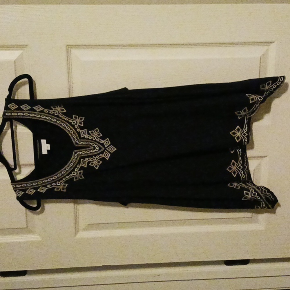 J.Jill NWOT Black Sleeveless Dress Top  XL